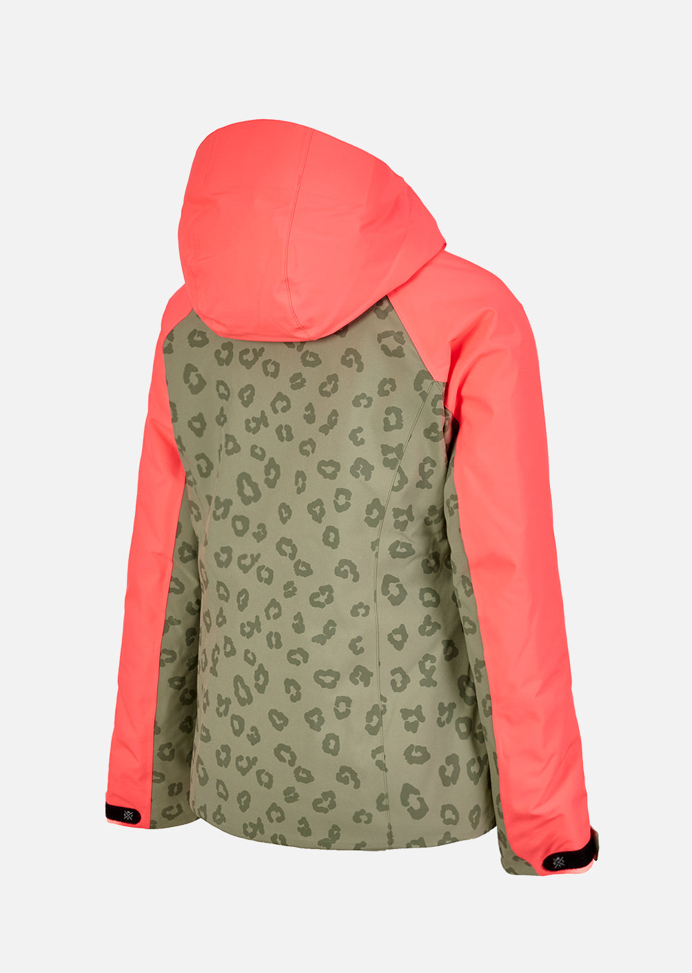 X-Ices Ski Jacket - Olive / Fluo Pink