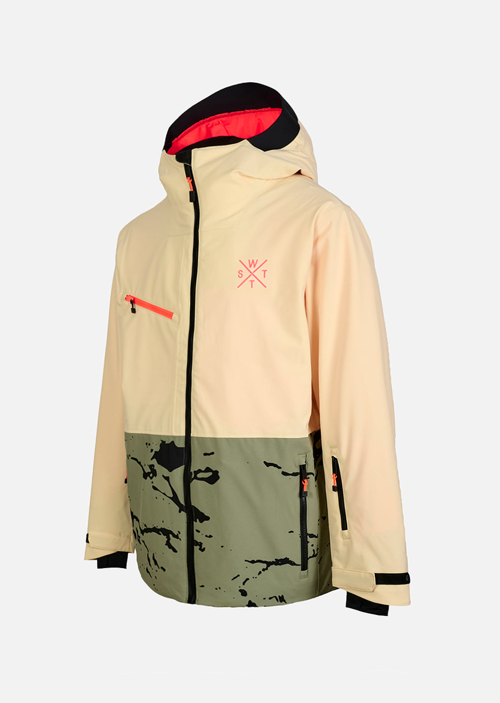 Veste de ski X-Temper - Minimal Camo Olive