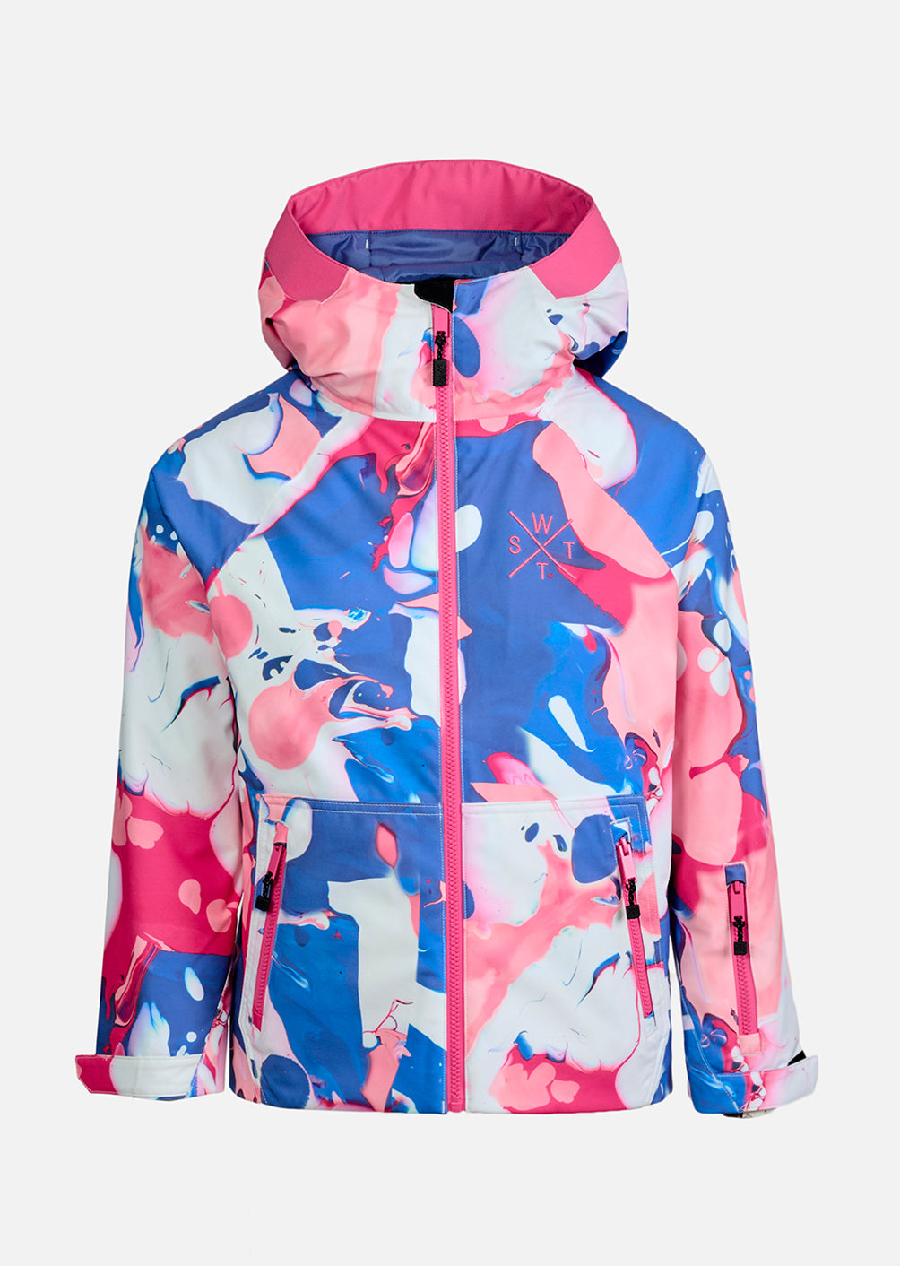 Arrow Junior Ski Jacket - Mr Bubble Pink