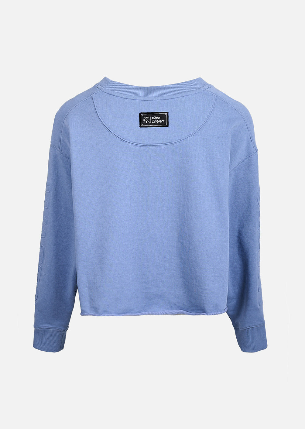 Avalon Crop Sweatshirt - Blaugrau