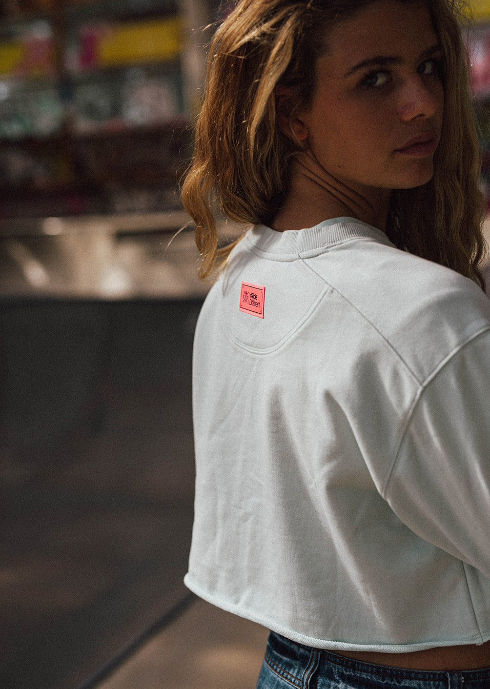 Avalon Crop Sweatshirt - Light Green