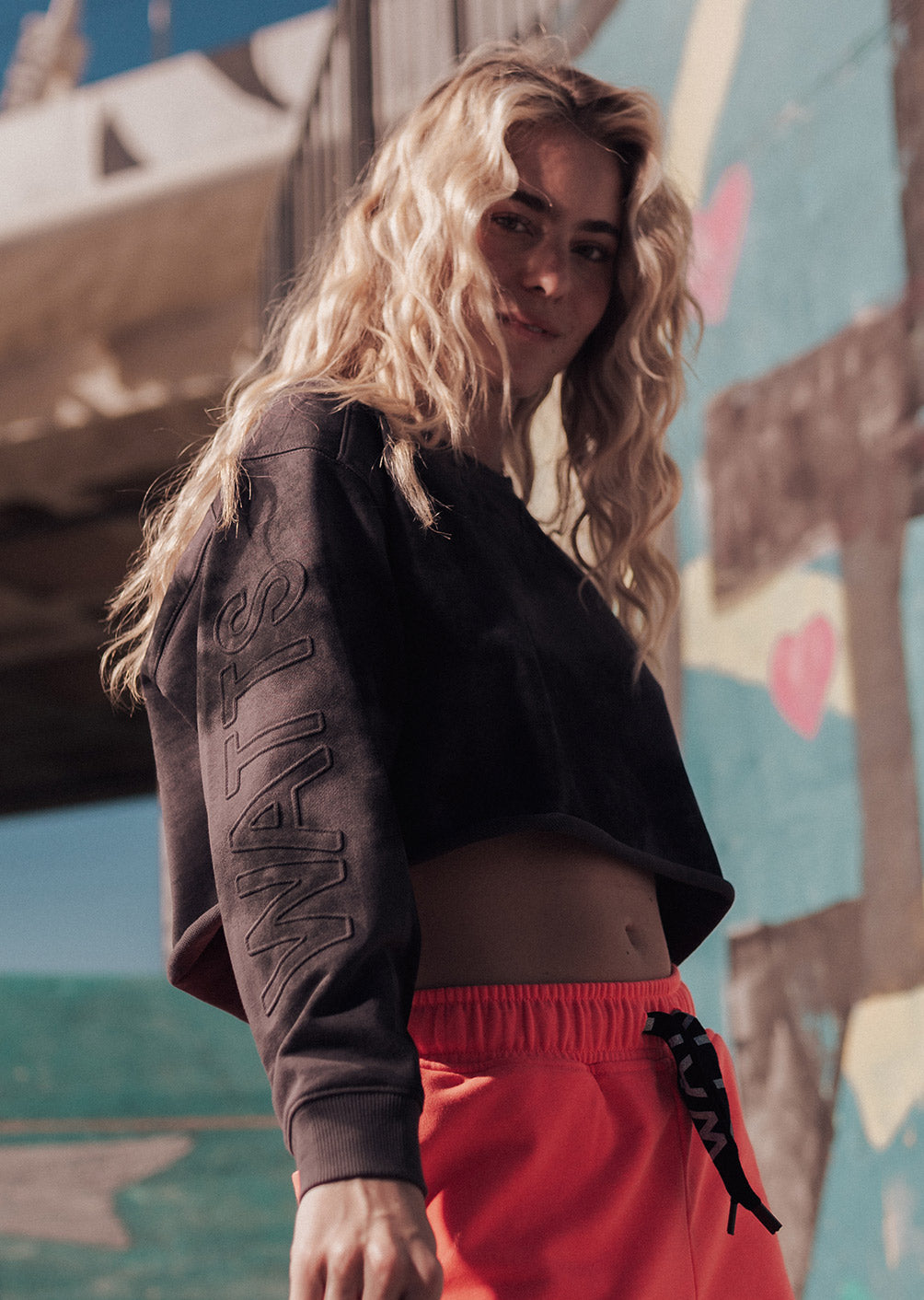 Avalon cropped sweatshirt - Black Tie &amp; Dye