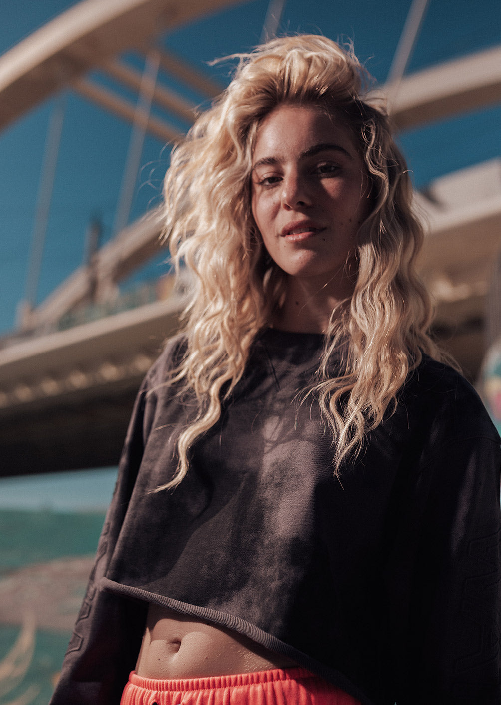 Avalon cropped sweatshirt - Black Tie &amp; Dye