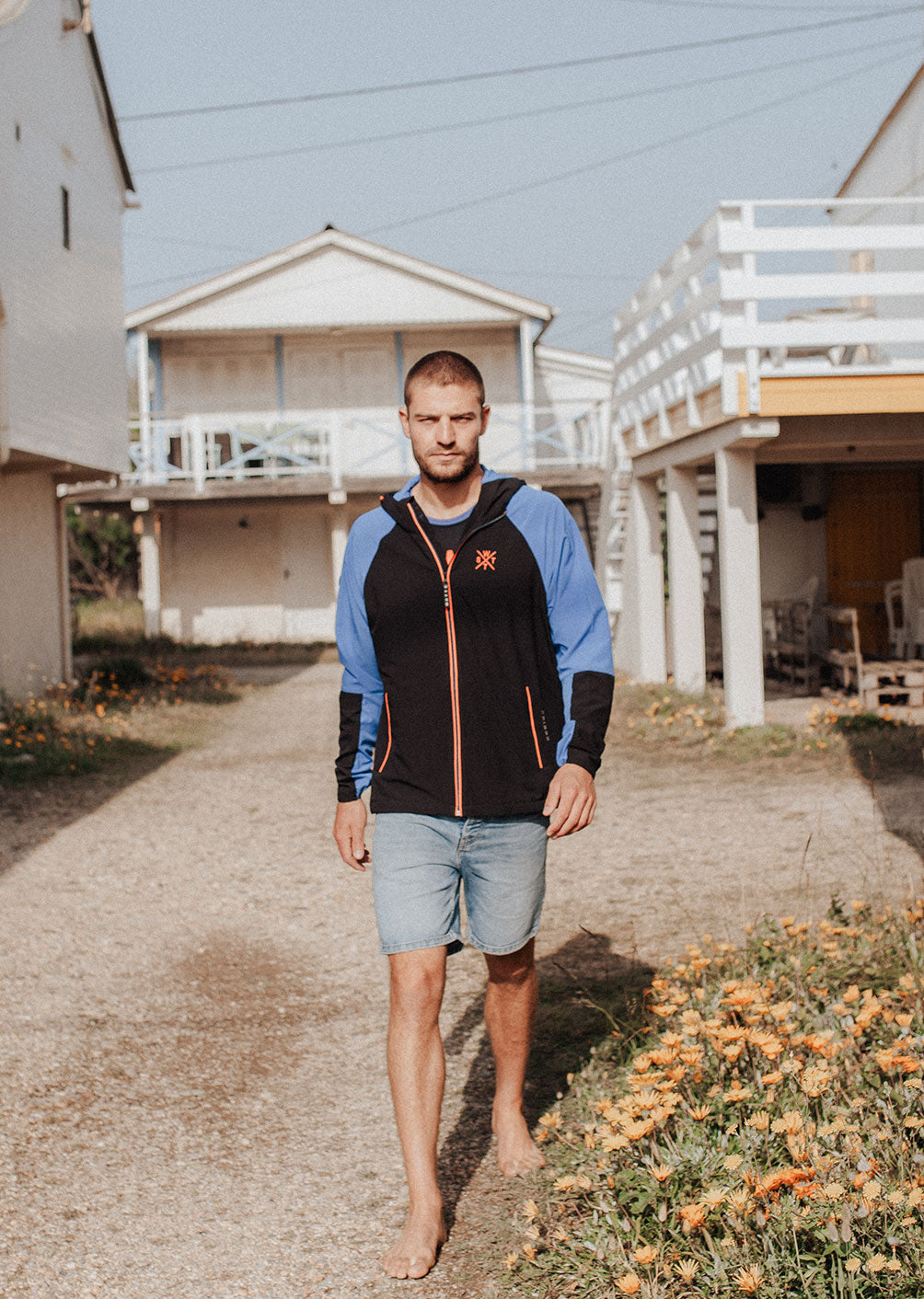 Blake Windbreaker Jacket - Blue 