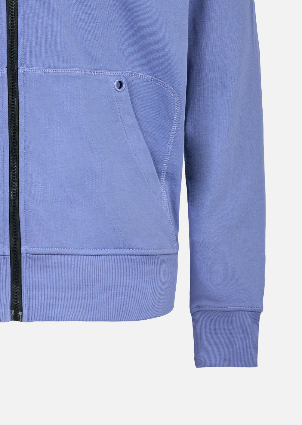 Sweat zip à capuche Blunt - Bleu Denim