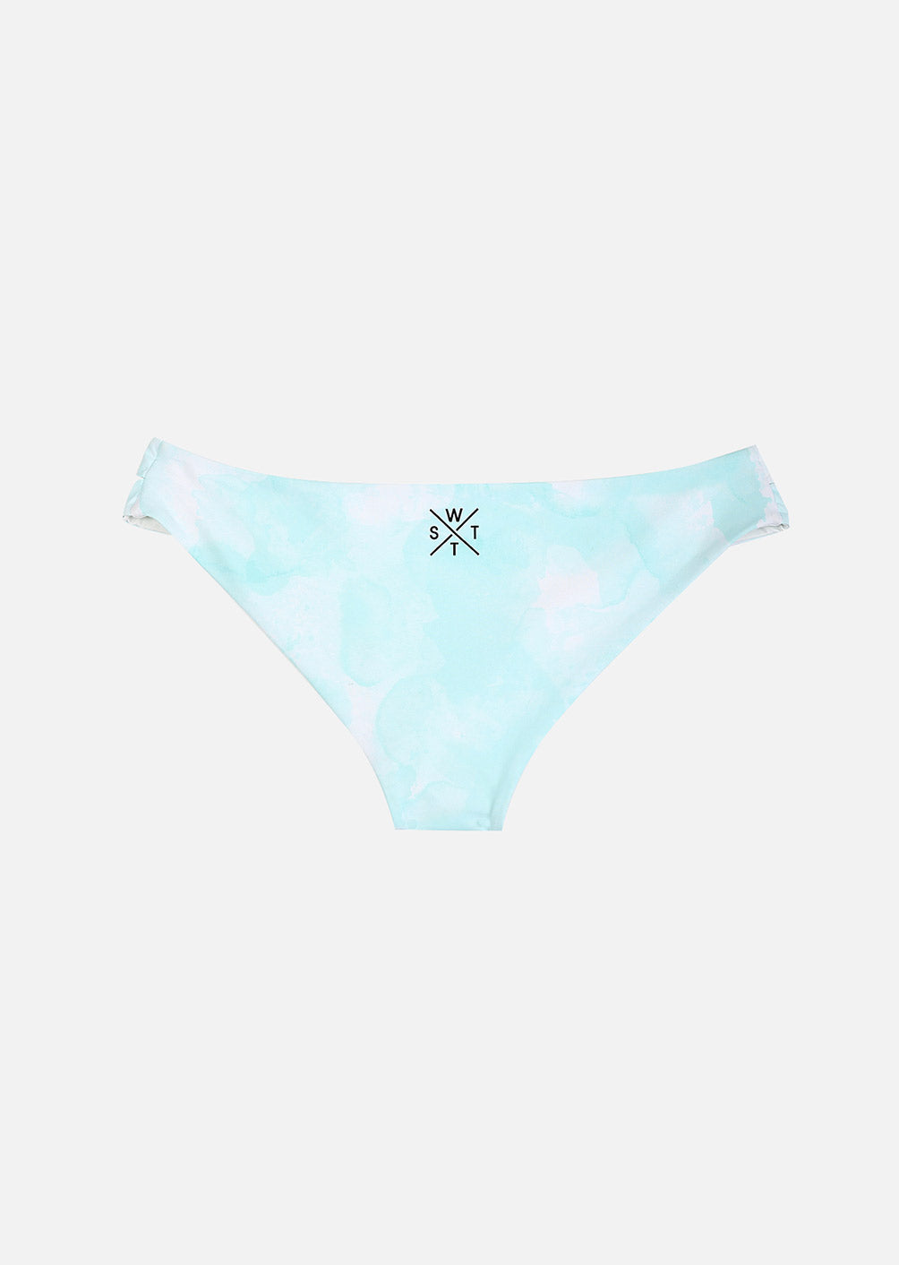 Cab Reversible Bikini Bottoms - Blue Tie and Dye