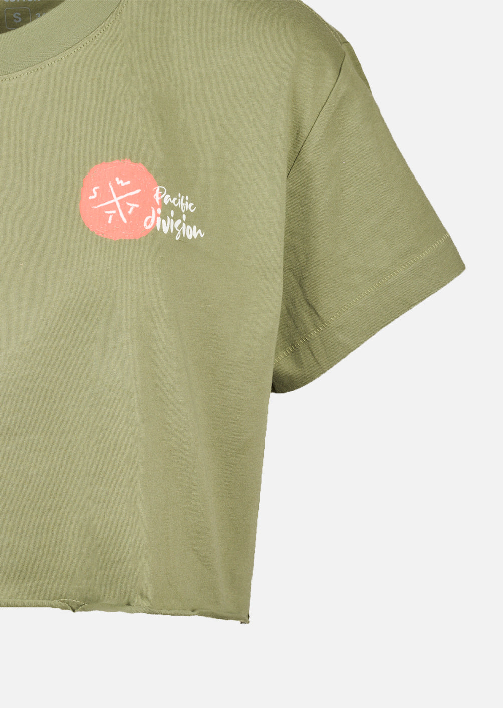 Crop T-shirt Carmel - Olive