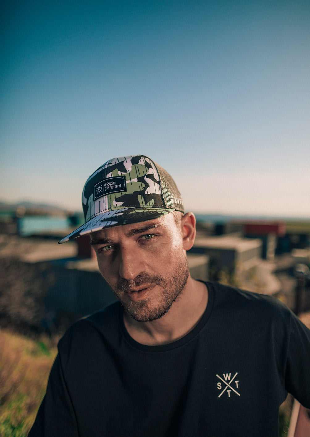 Clifftwo Snapback - Sage Green Print
