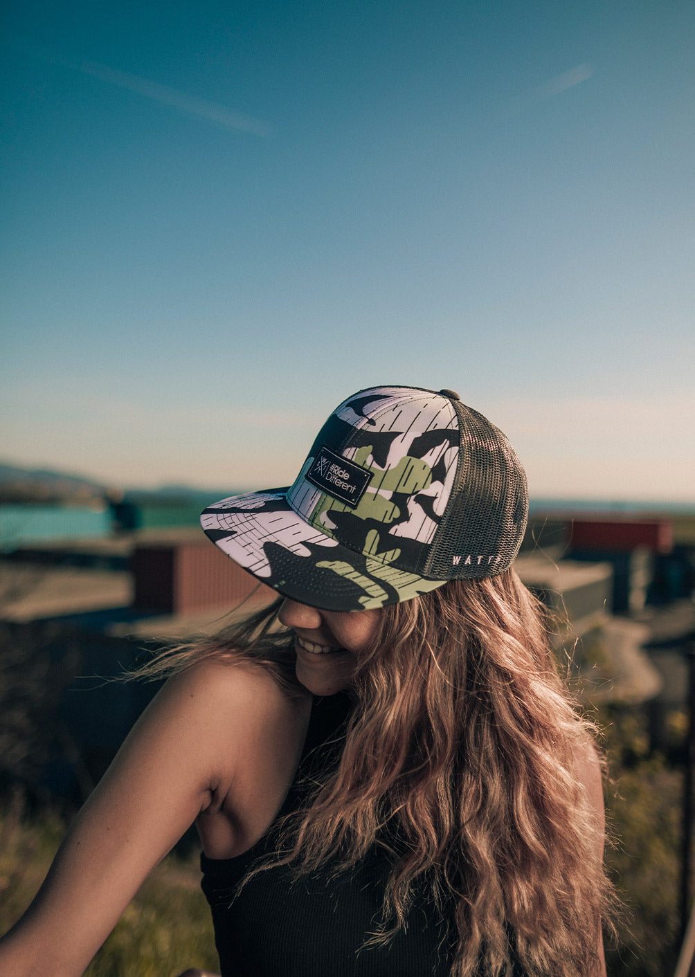 Clifftwo Snapback - Sage Green Print