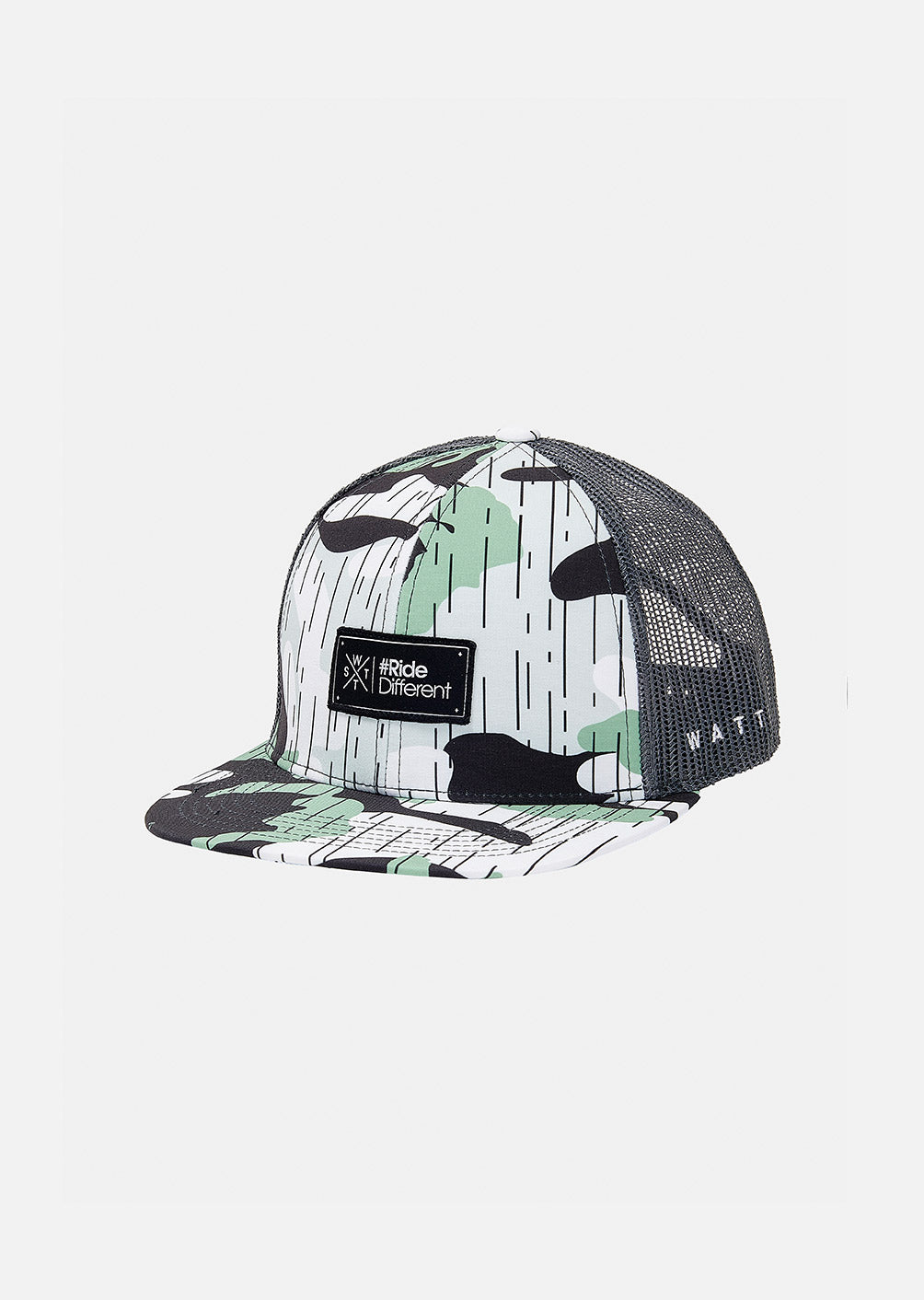Clifftwo Snapback - Sage Green Print