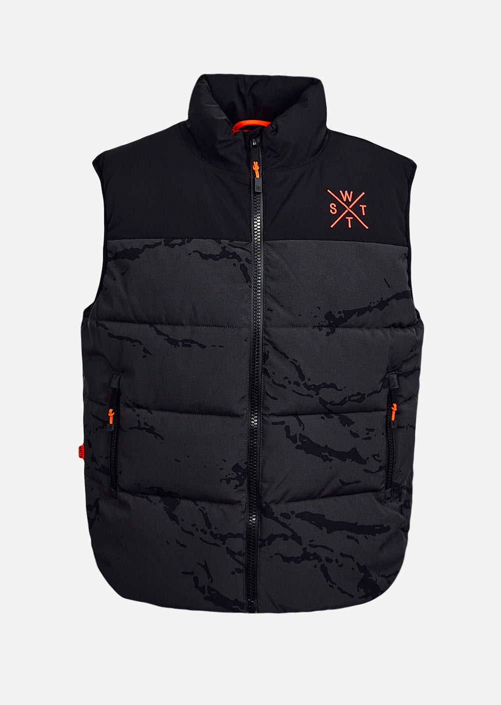 Code Sleeveless Jacket - Anthracite Grey Camouflage