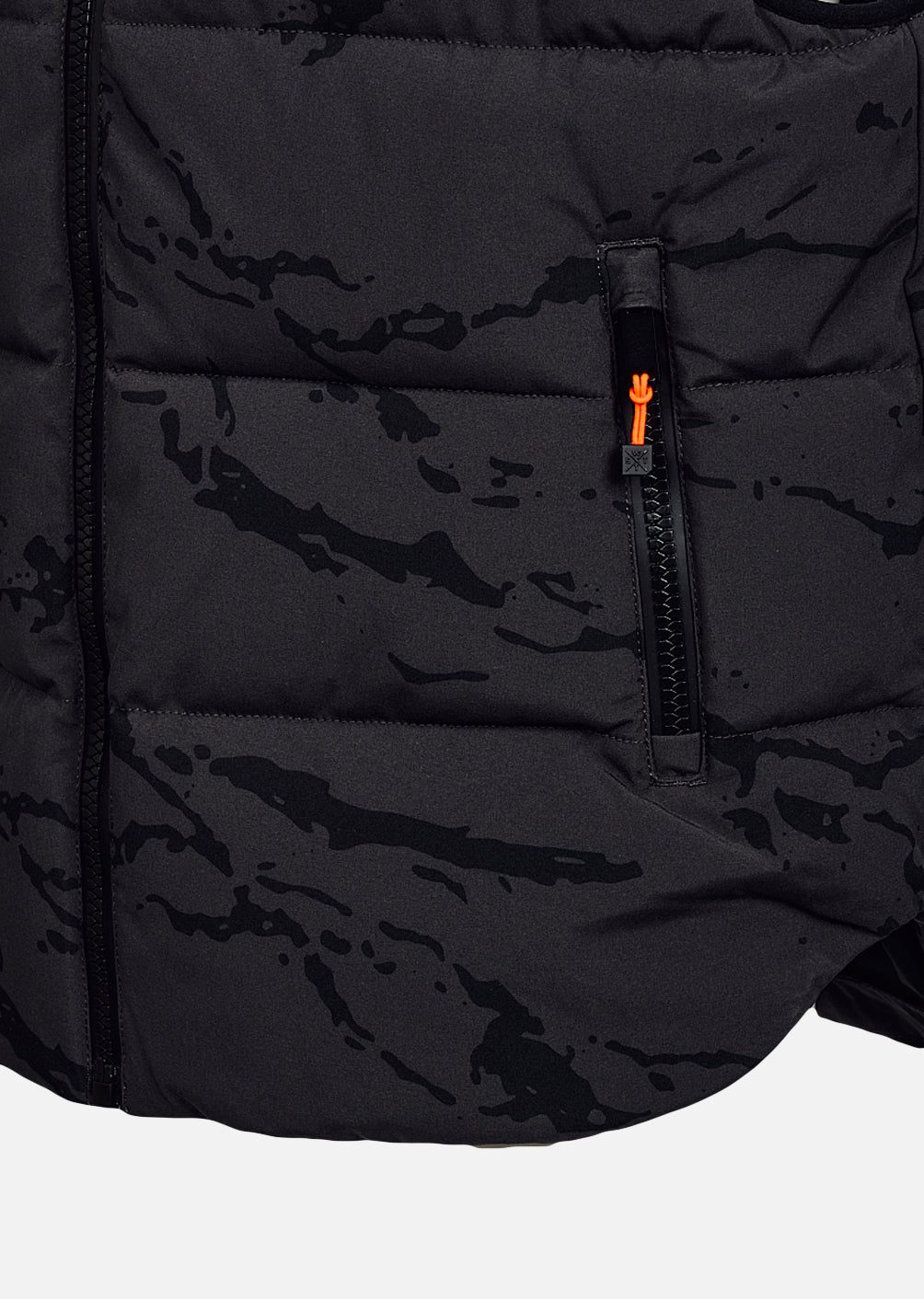 Code Sleeveless Jacket - Anthracite Grey Camouflage