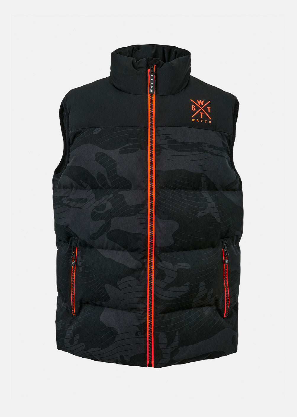Code Sleeveless Jacket - Dark Grey Camouflage