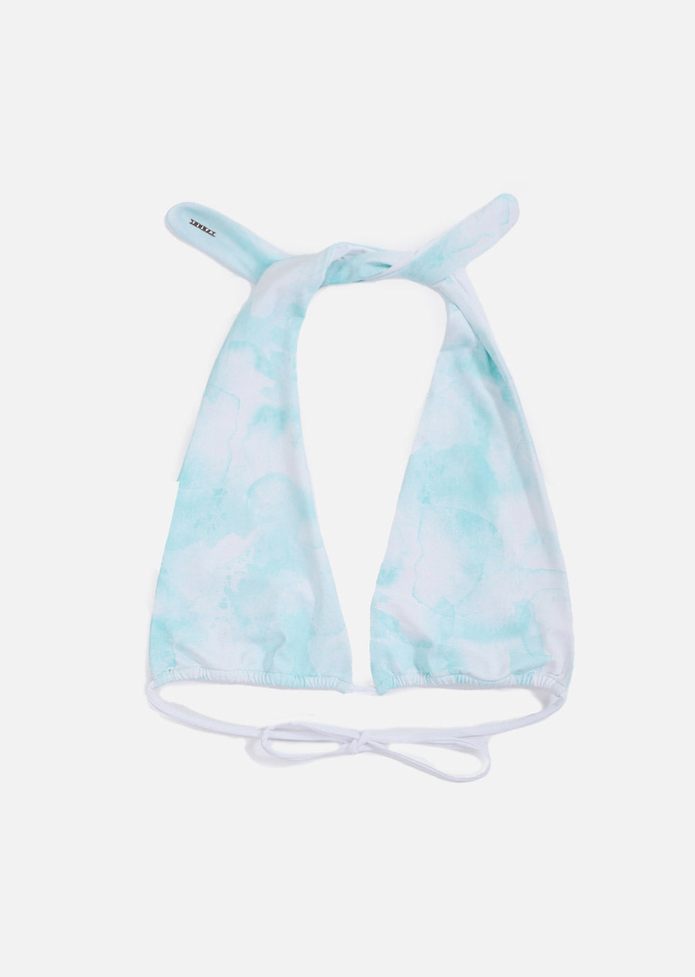 Coles Bikinioberteil – Blaue Batikfärbung