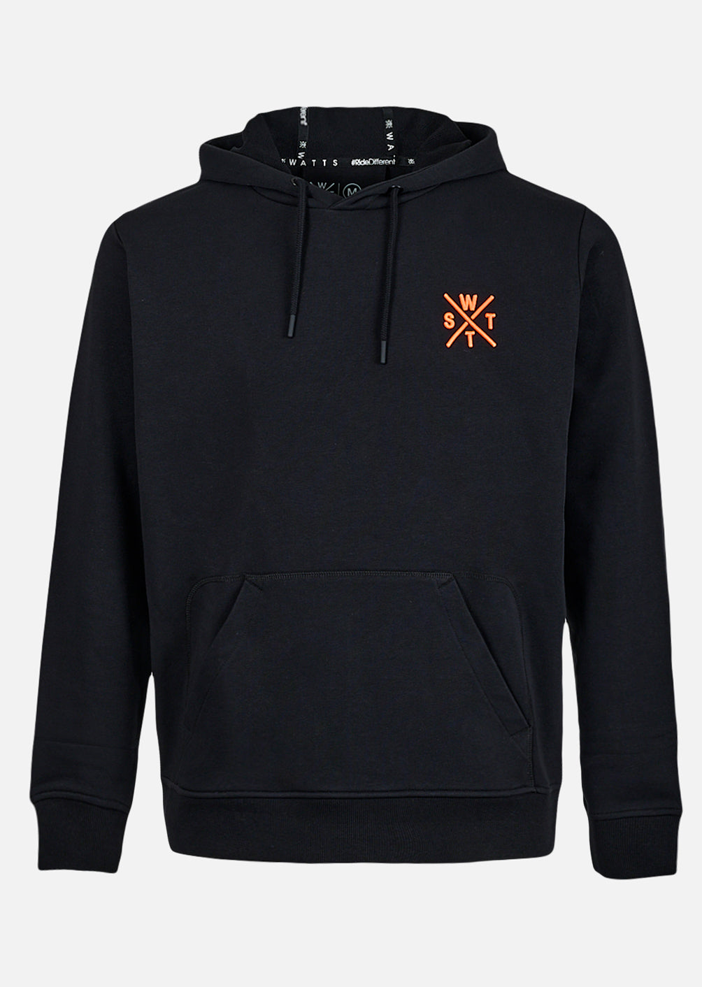 Crush Hoodie - Black / Neon Orange