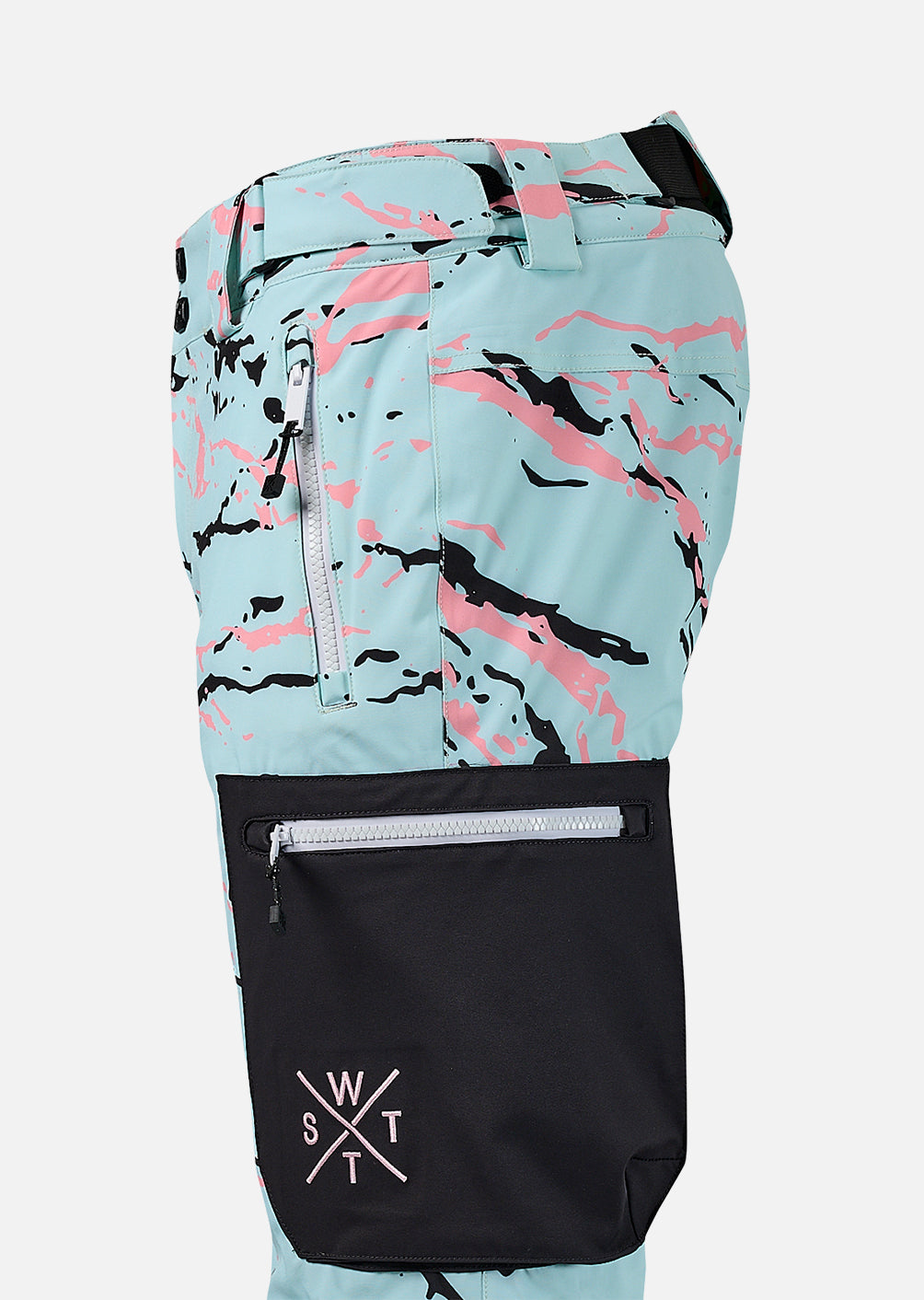 Skihose X-Elipse Junior - Hellblau Camouflage