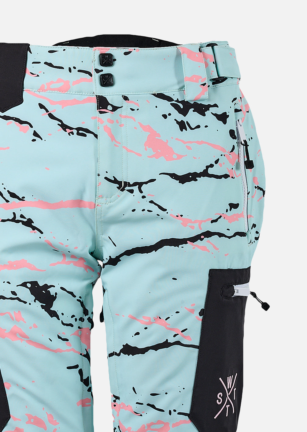 X-Elipse Ski Pants - Light Blue Camouflage