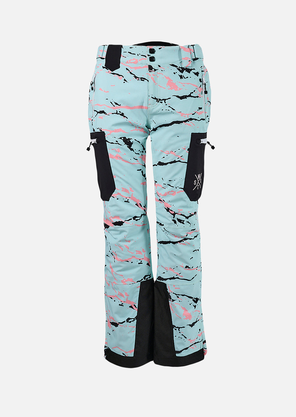 Skihose X-Elipse Junior - Hellblau Camouflage
