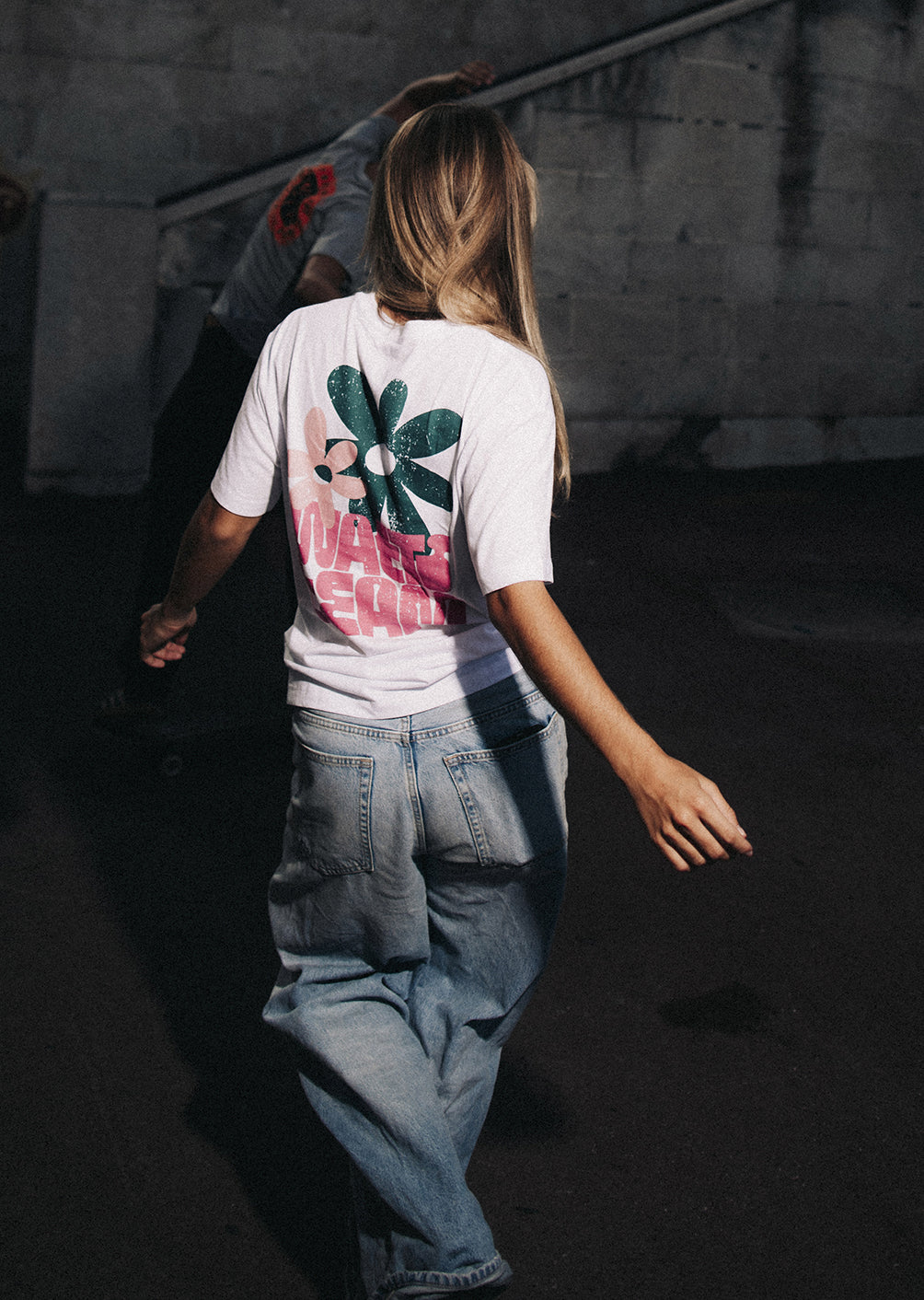 T-shirt Flower - Blanc