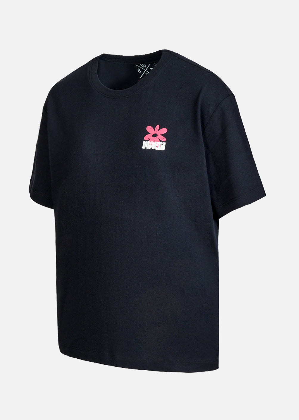 T-shirt Flower - Full Black