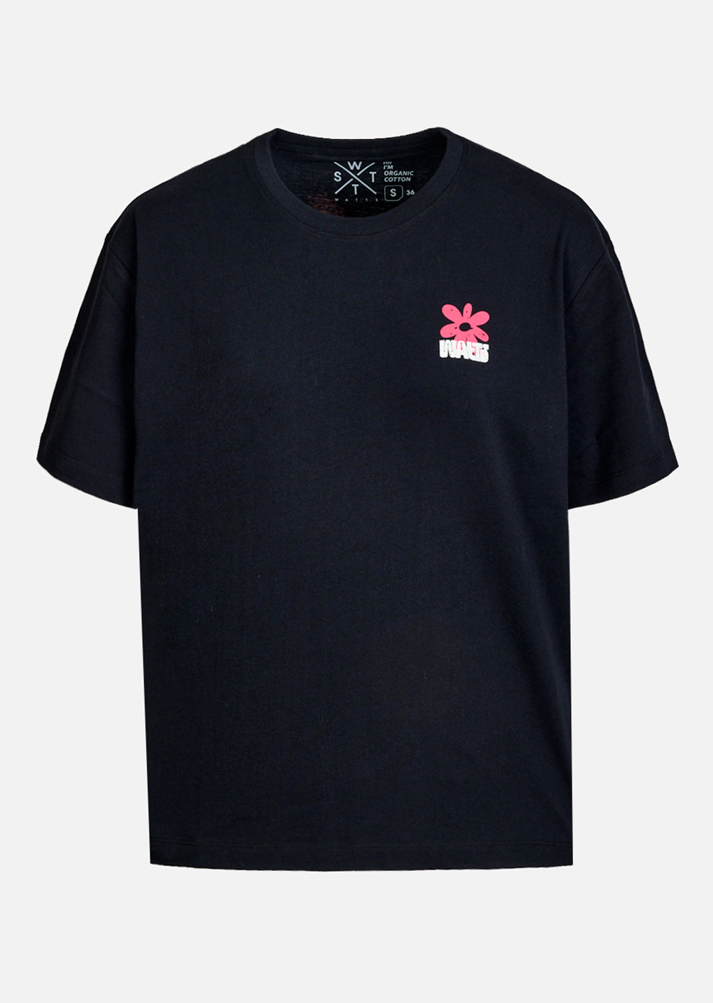 T-shirt Flower - Full Black
