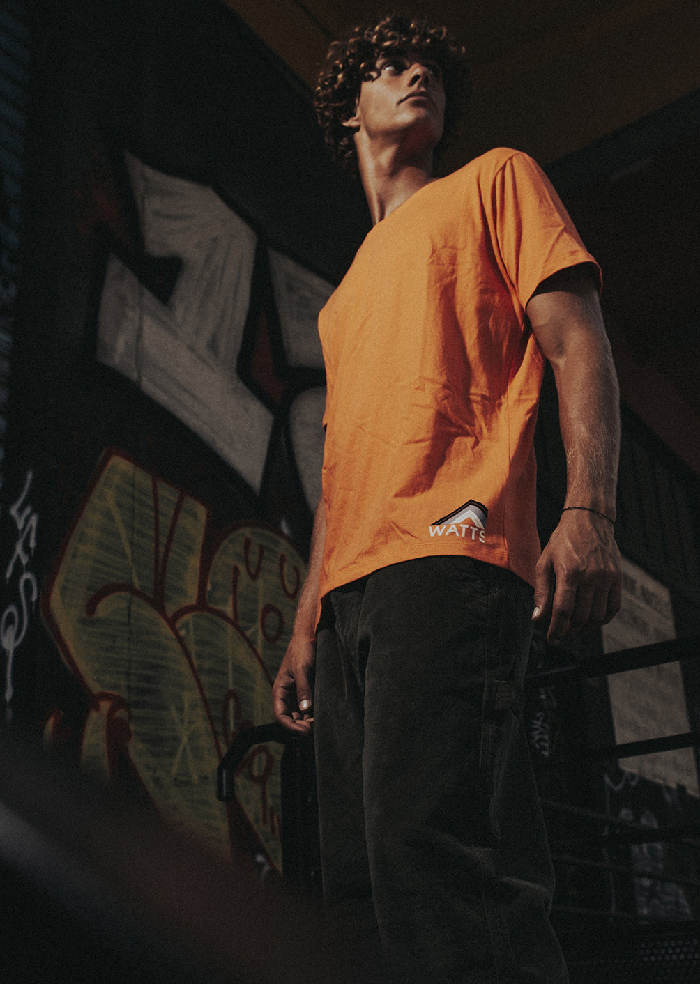 T-shirt Follow - Fluorescent Orange