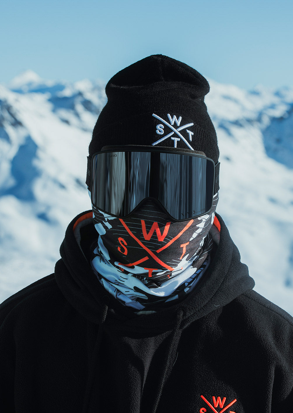 Fox Neck Warmer - White Camouflage