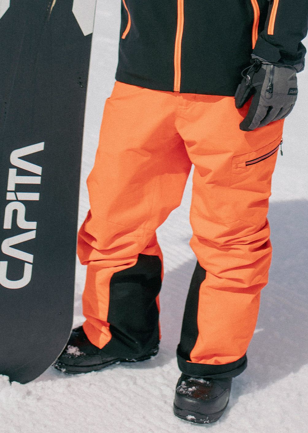 Gostt ski pants - Neon Orange 