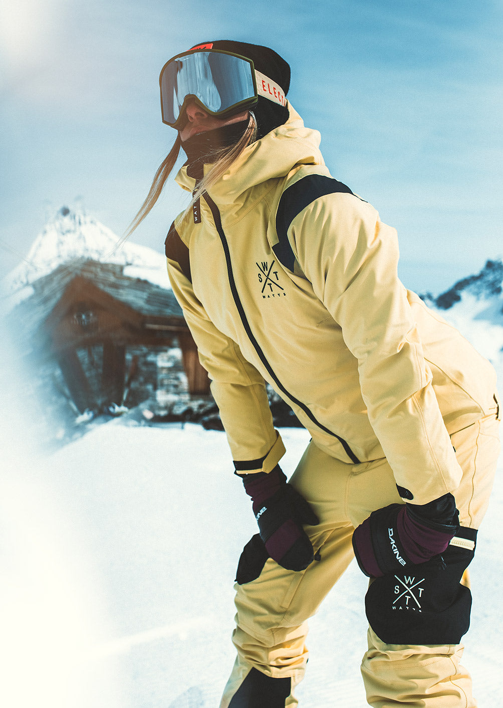 Eisskijacke – Pastellgelb