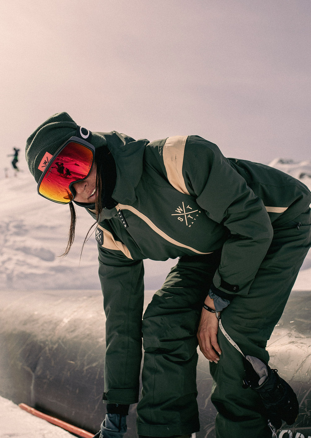 Ice ski jacket - Fir Green
