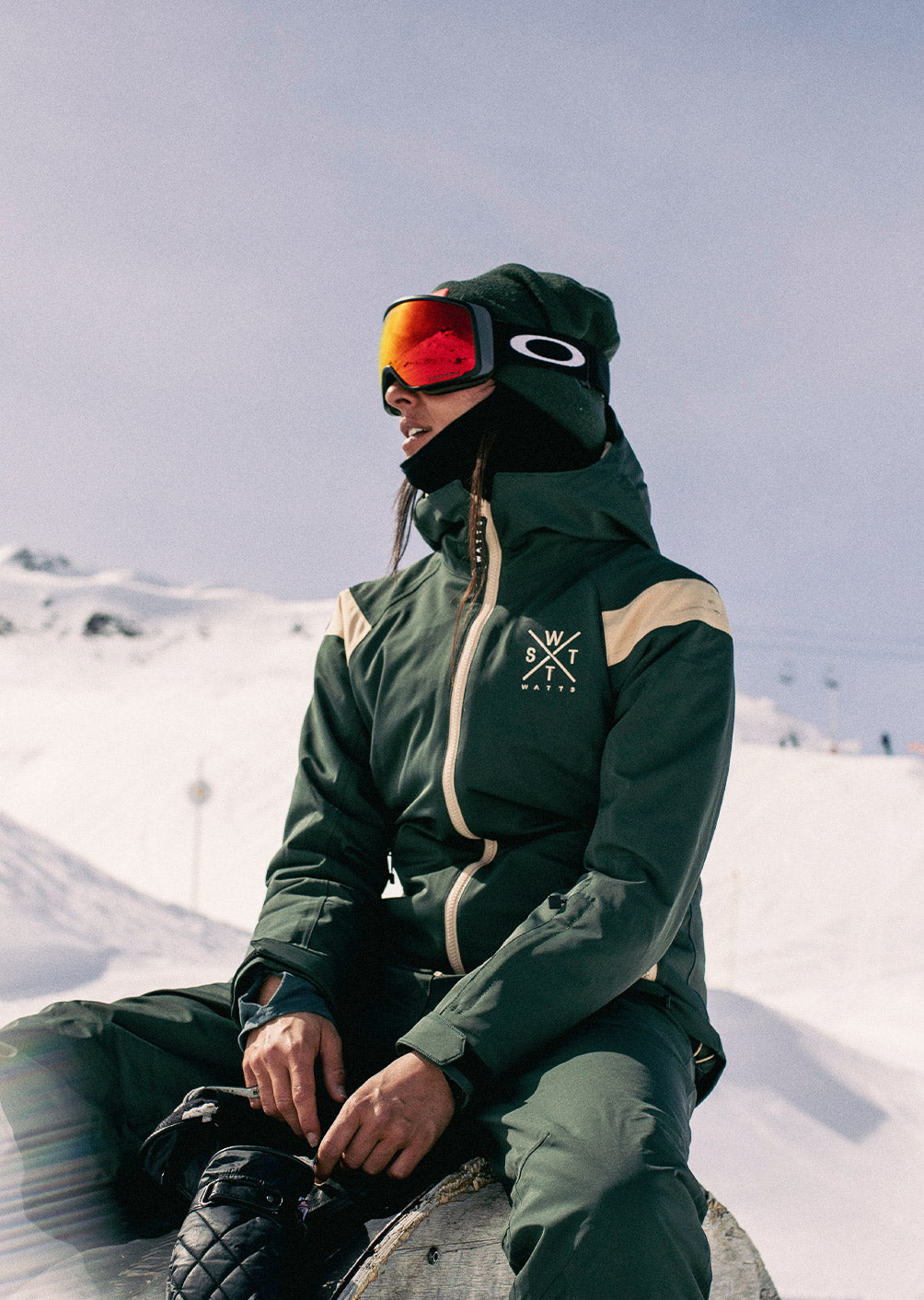 Ice ski jacket - Fir Green