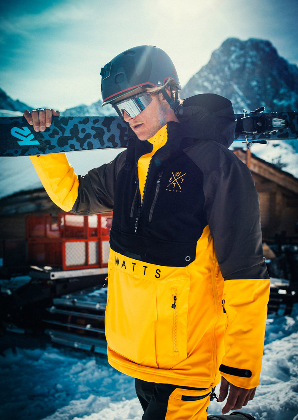 Jump-Skijacke – Gelb