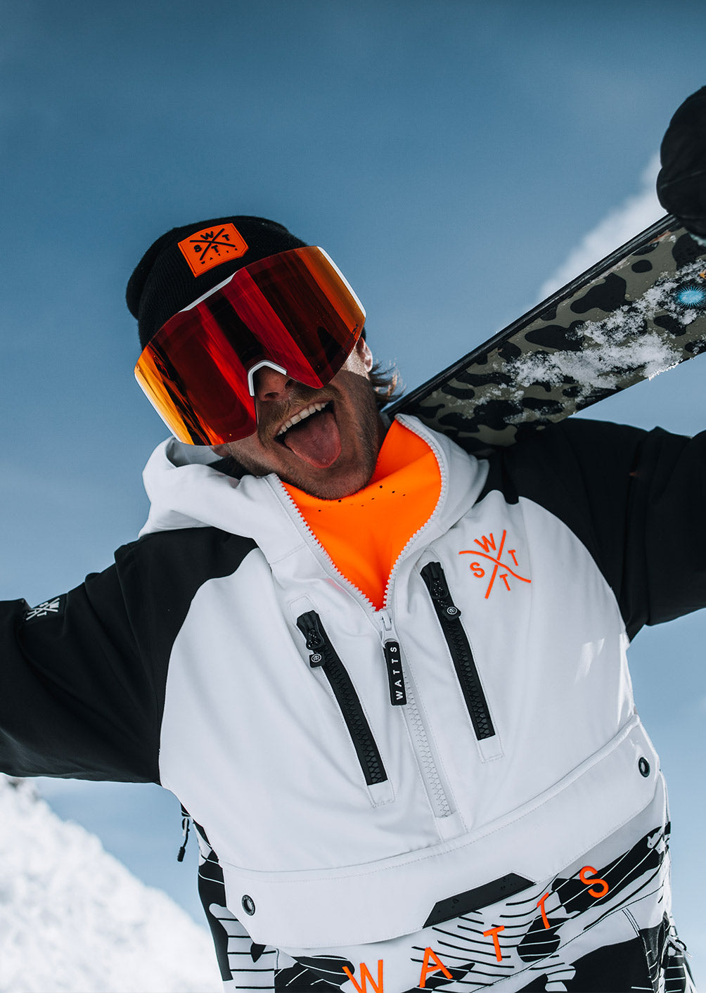 Jump Skijacke - Schwarz-Weiß-Tarnung
