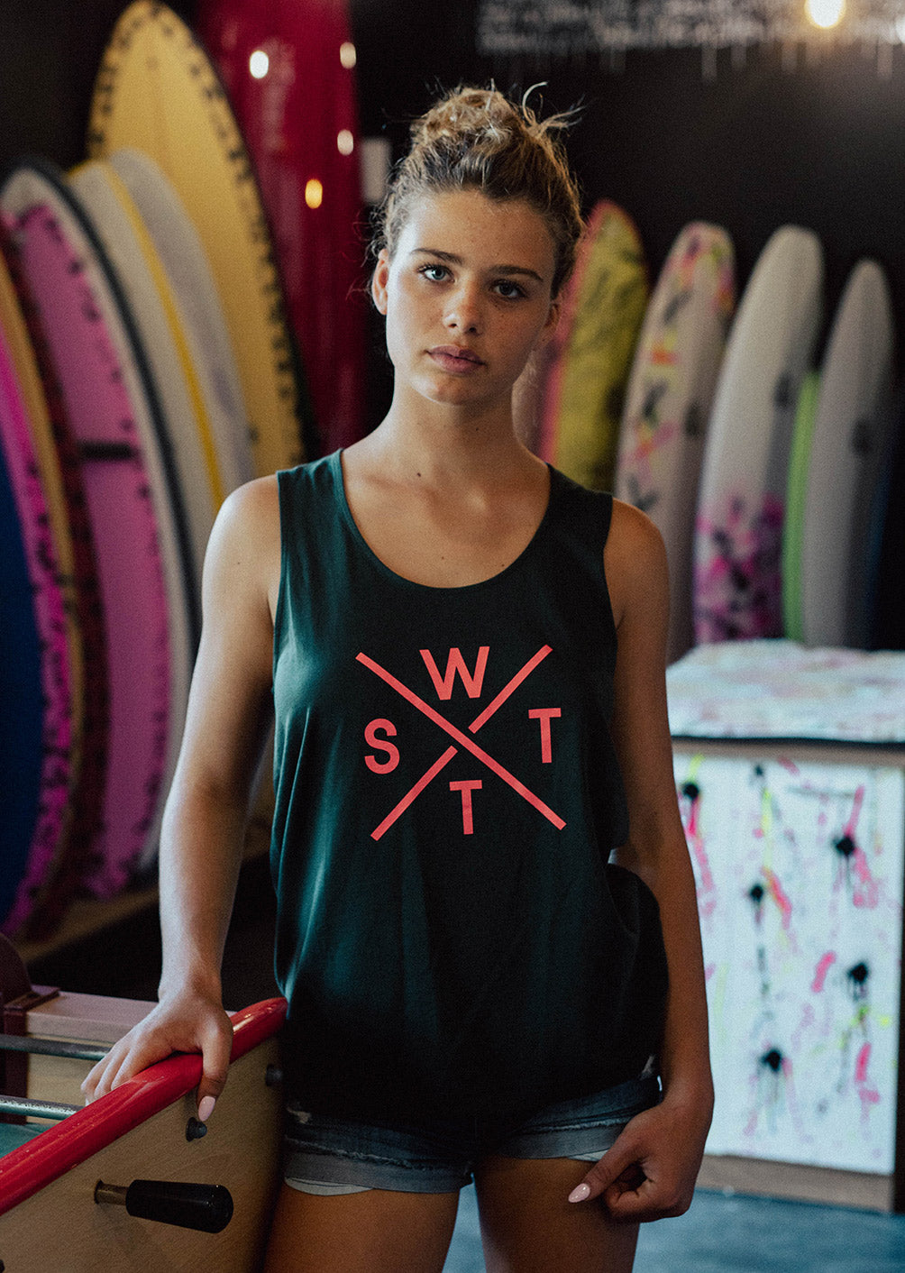 Kallora Tank Top - Fir Green