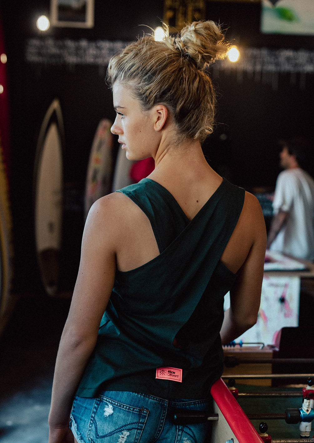 Kallora Tank Top - Fir Green