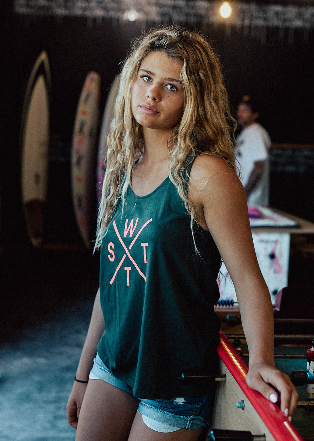 Kallora Tank Top - Fir Green