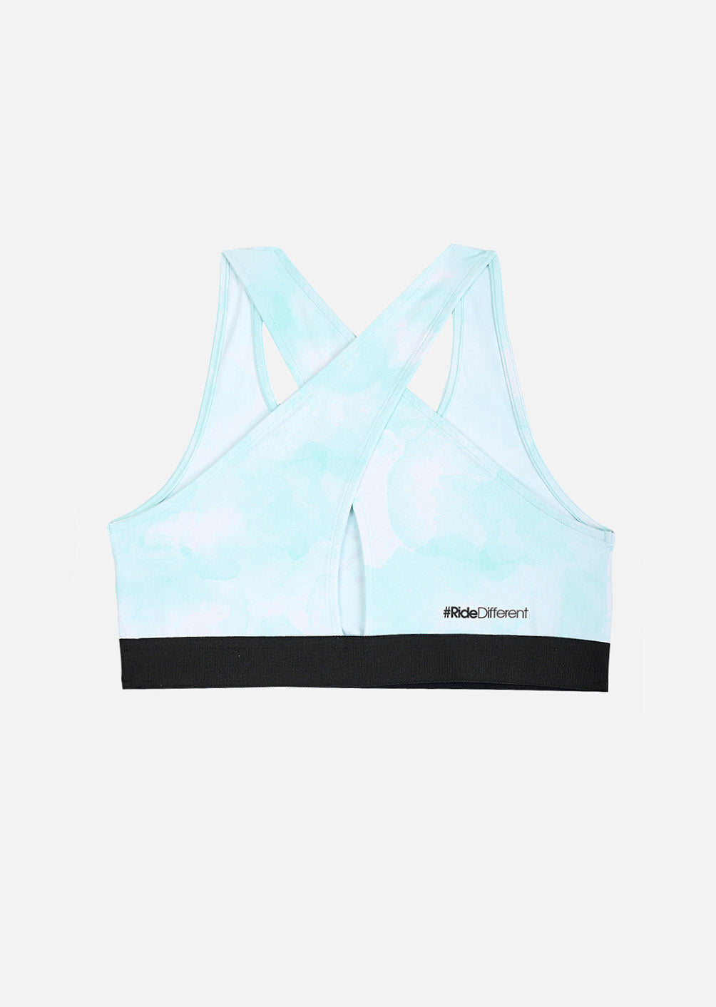 Lennox Bralette – Blaues Batikmuster