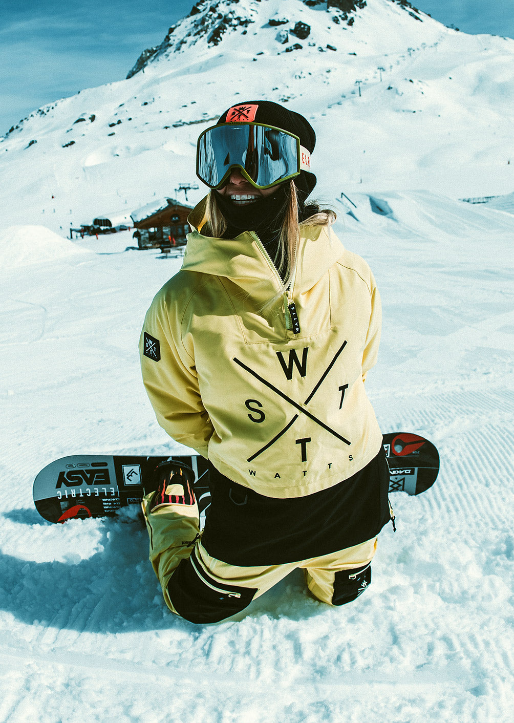 Veste de ski Metodg - Jaune Pastel
