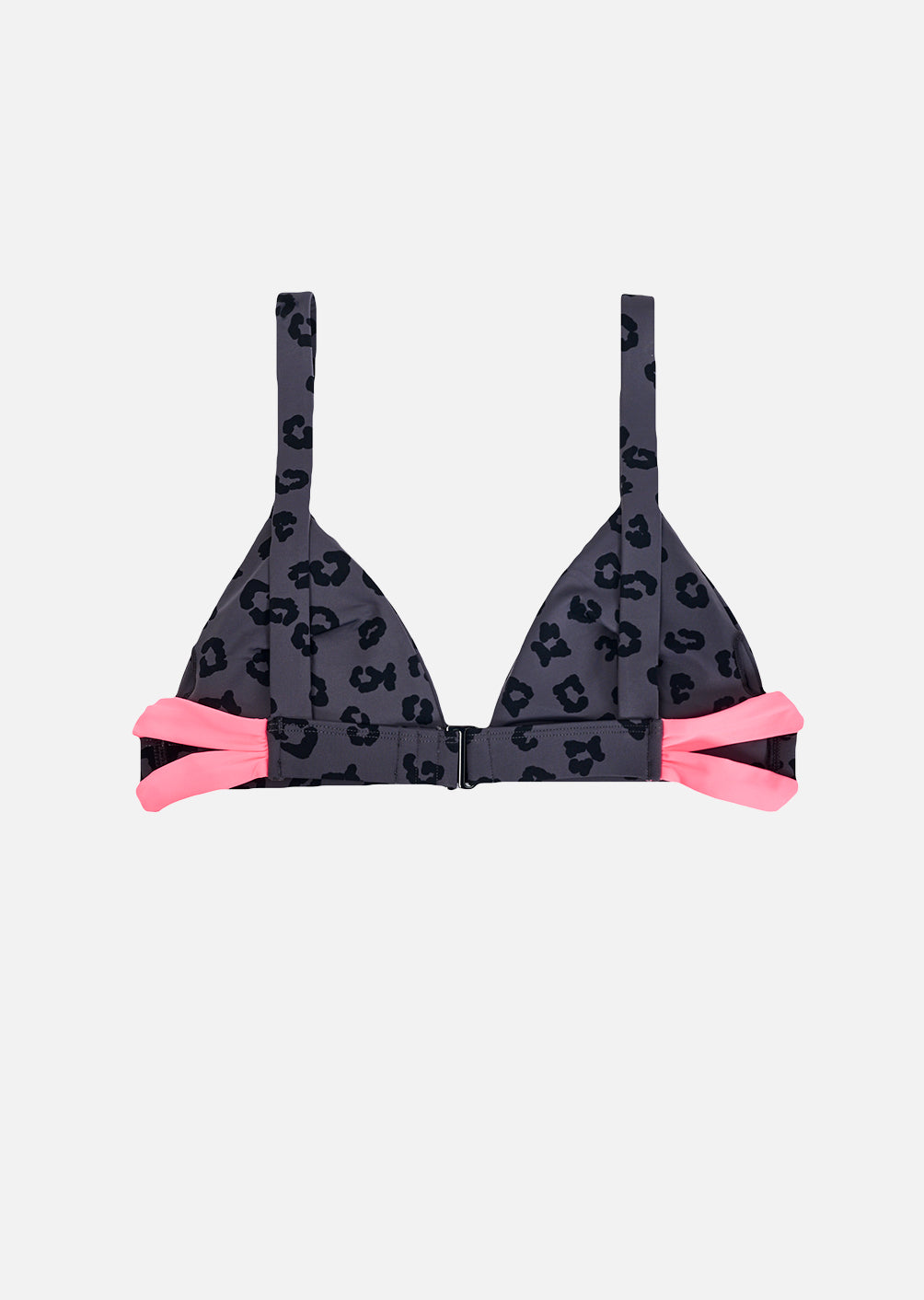 Bikini-Oberteil Nassau – Leopard Dark Iron
