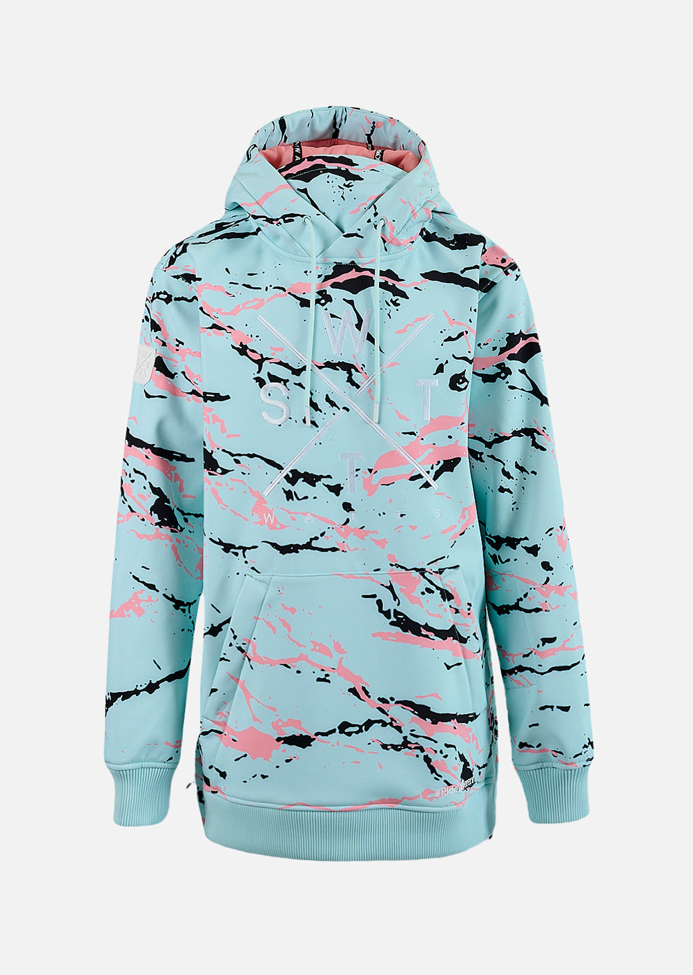 Softshelljacke Orbital - Hellblau Camouflage