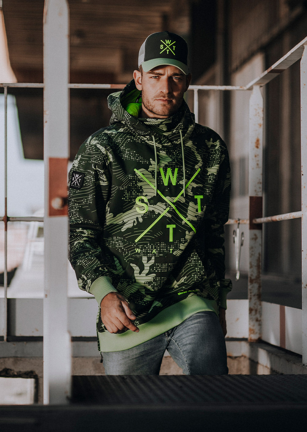 Softshell Orbital - Camouflage Vert Sauge