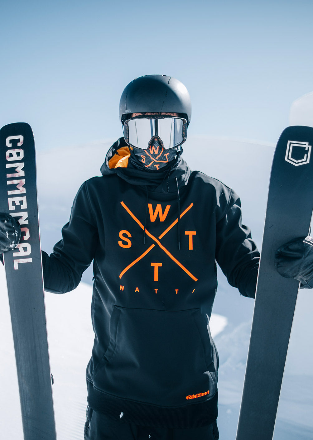 Orbital Softshell Jacket - Black / Neon Orange