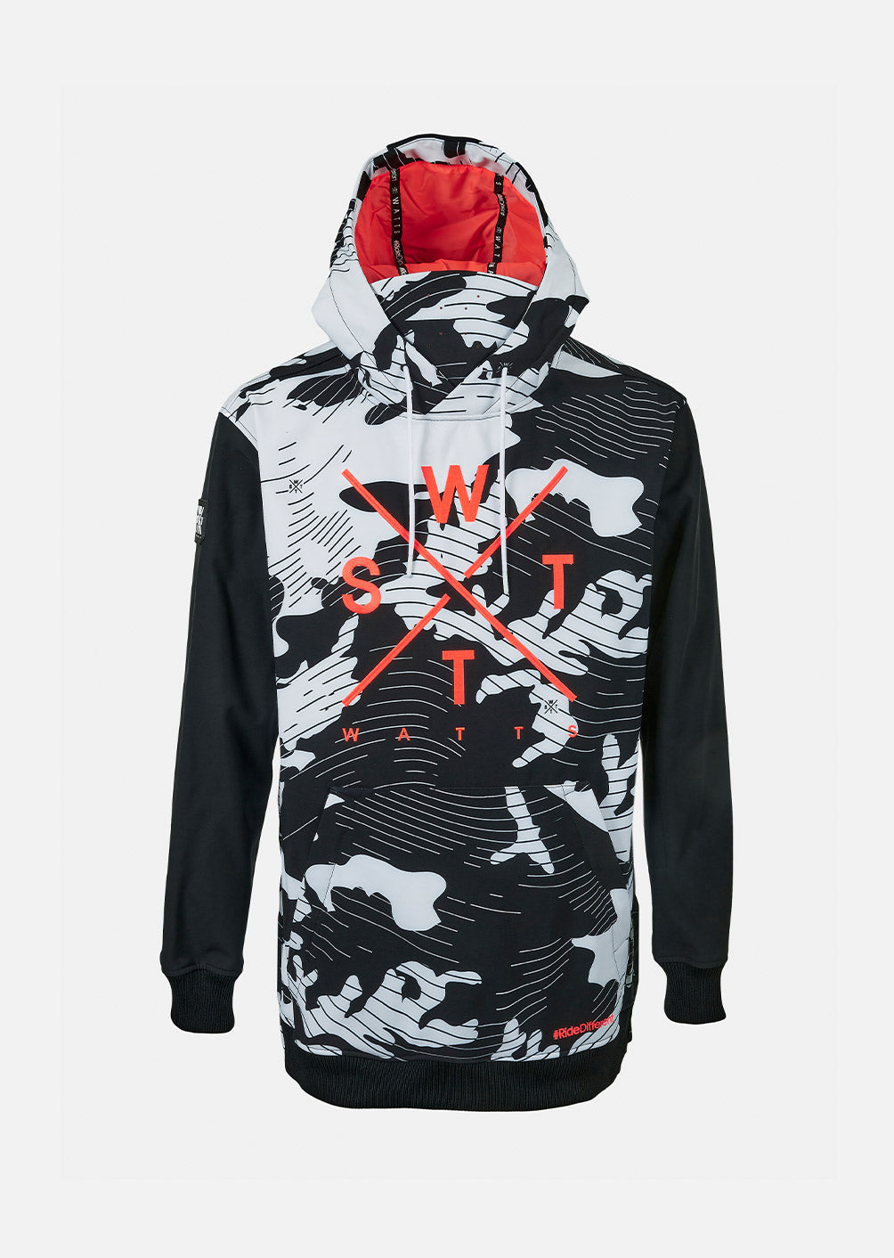 Softshell Orbital Junior - Camouflage Blanc et Noir