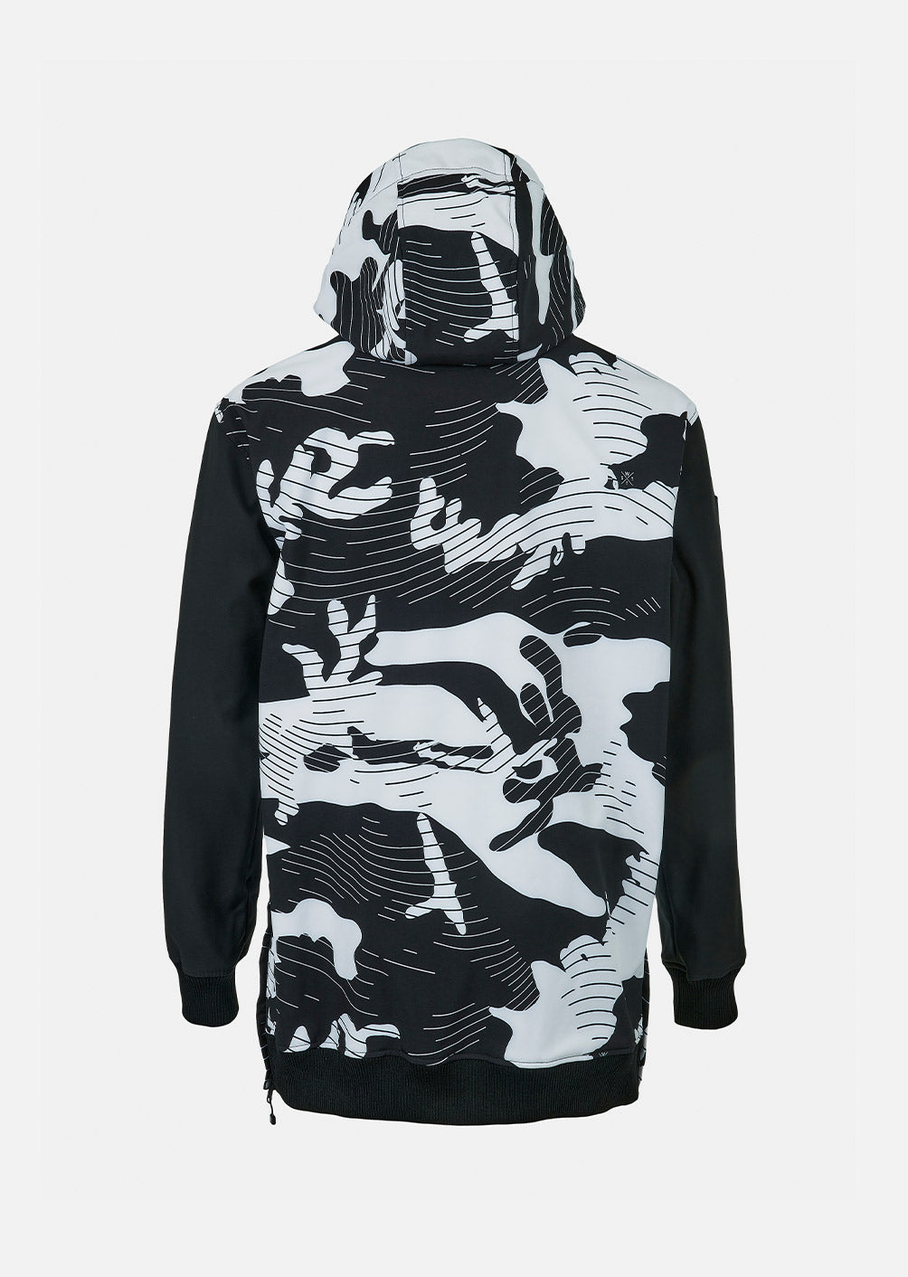 Softshell Orbital Junior - Camouflage Blanc et Noir