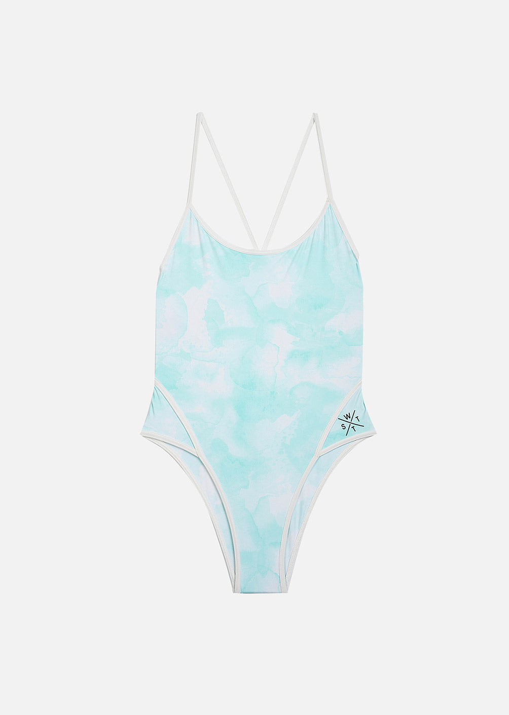 Ozzie Swimsuit - Blue Tie and Dye