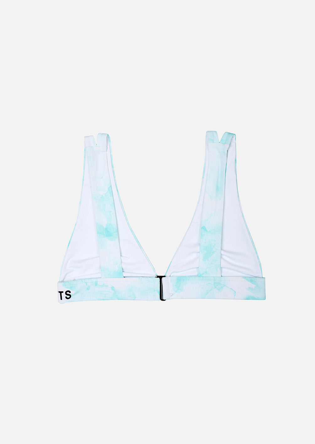 Perth Bikinioberteil – Blaue Batikfärbung