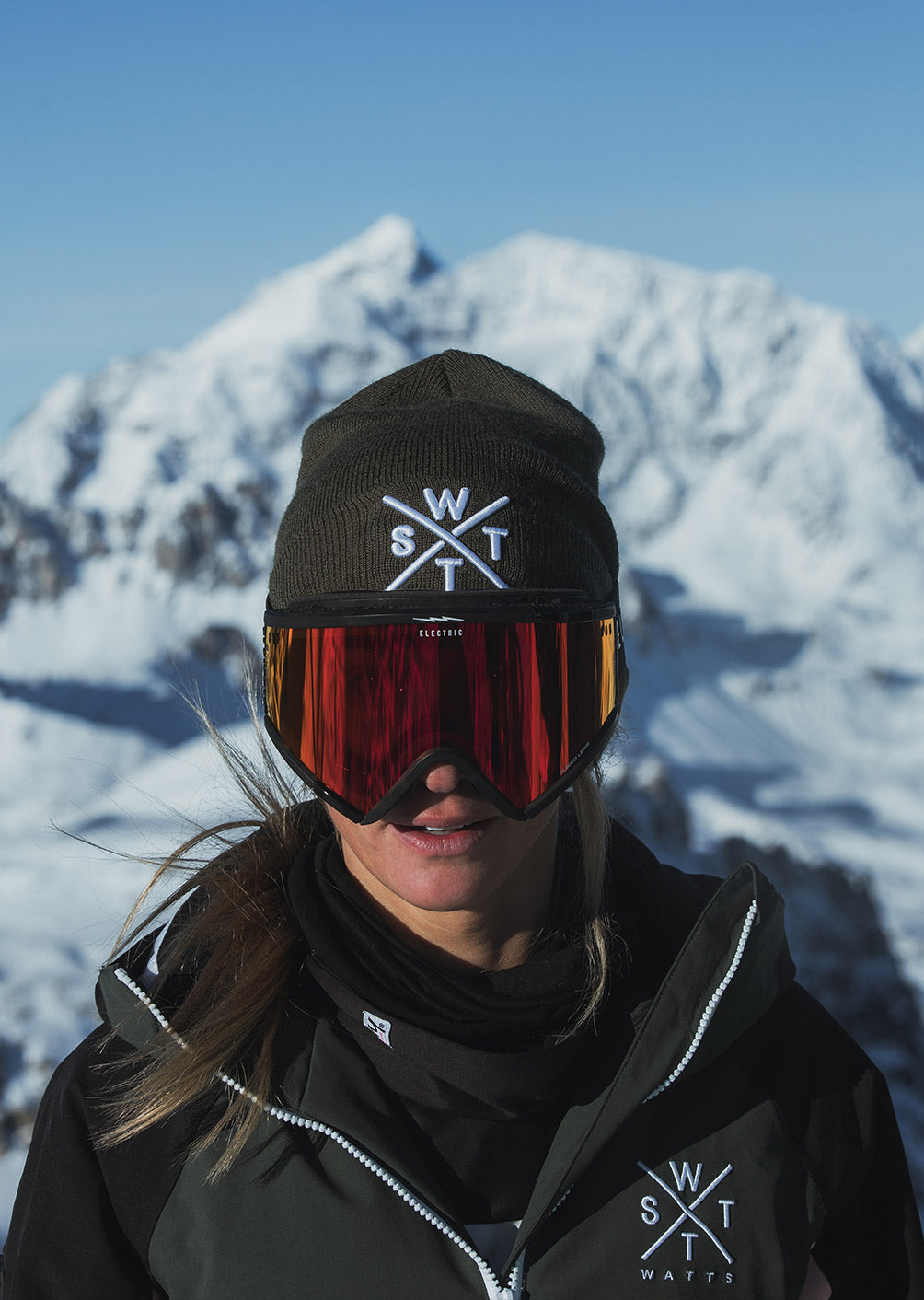Piano Beanie - Khaki / White