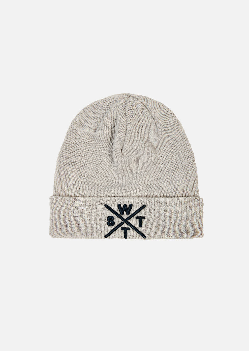 Piano Beanie - Hellgrau