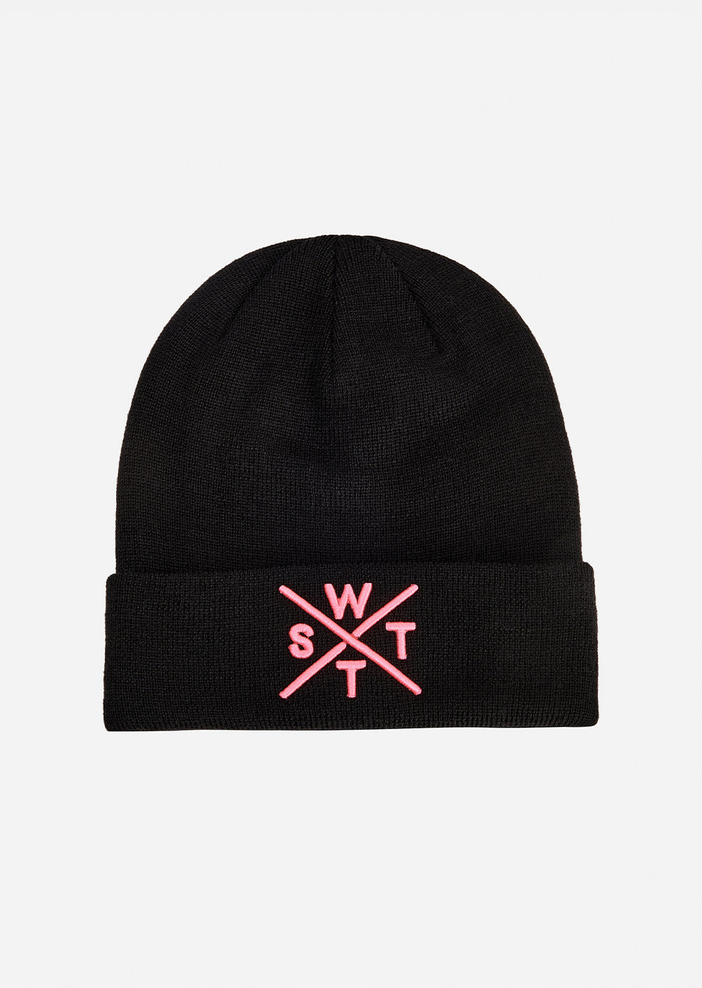 Piano Beanie - Black / Pink