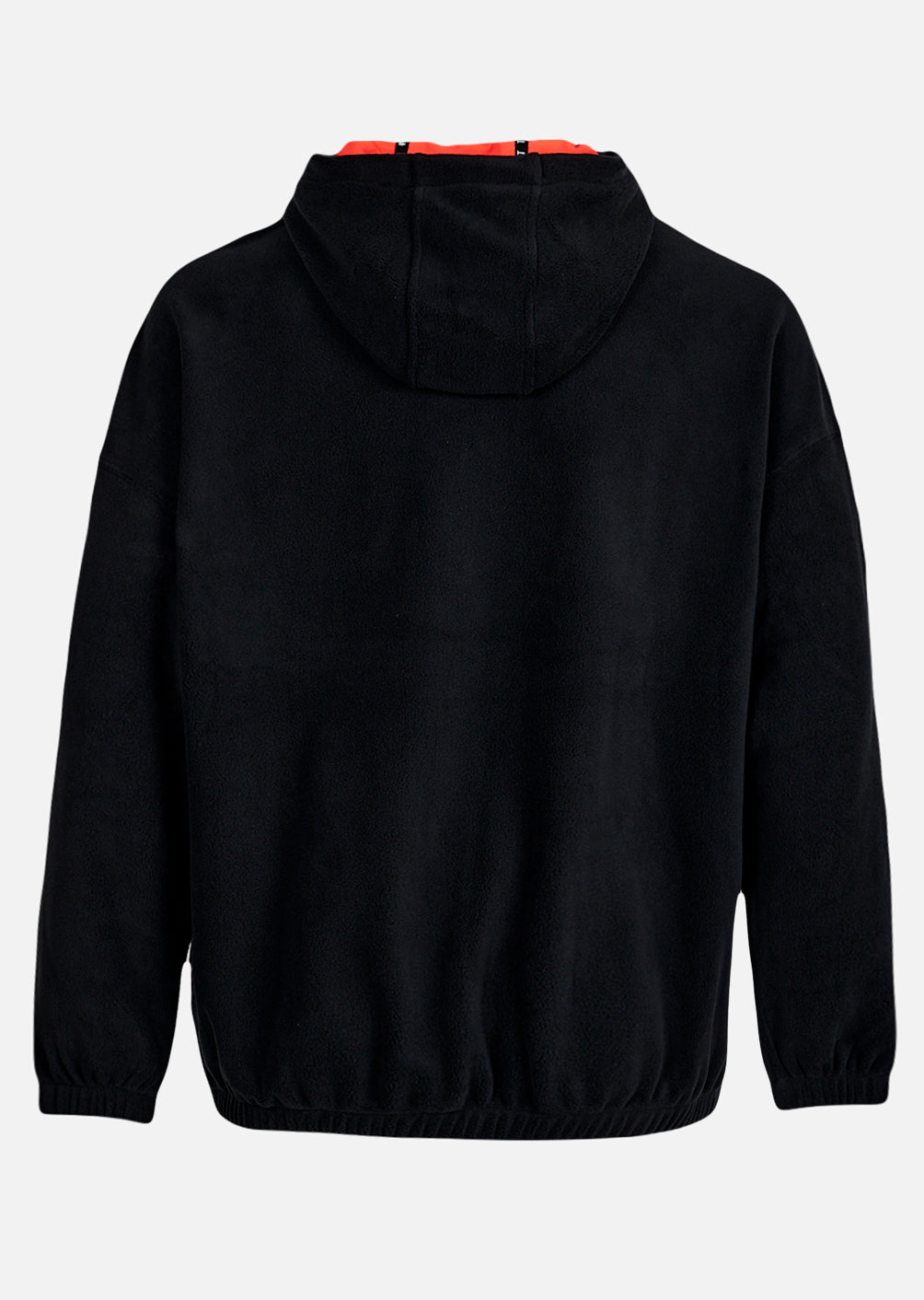 Kapuzenpullover Play – Schwarz und Neonorange